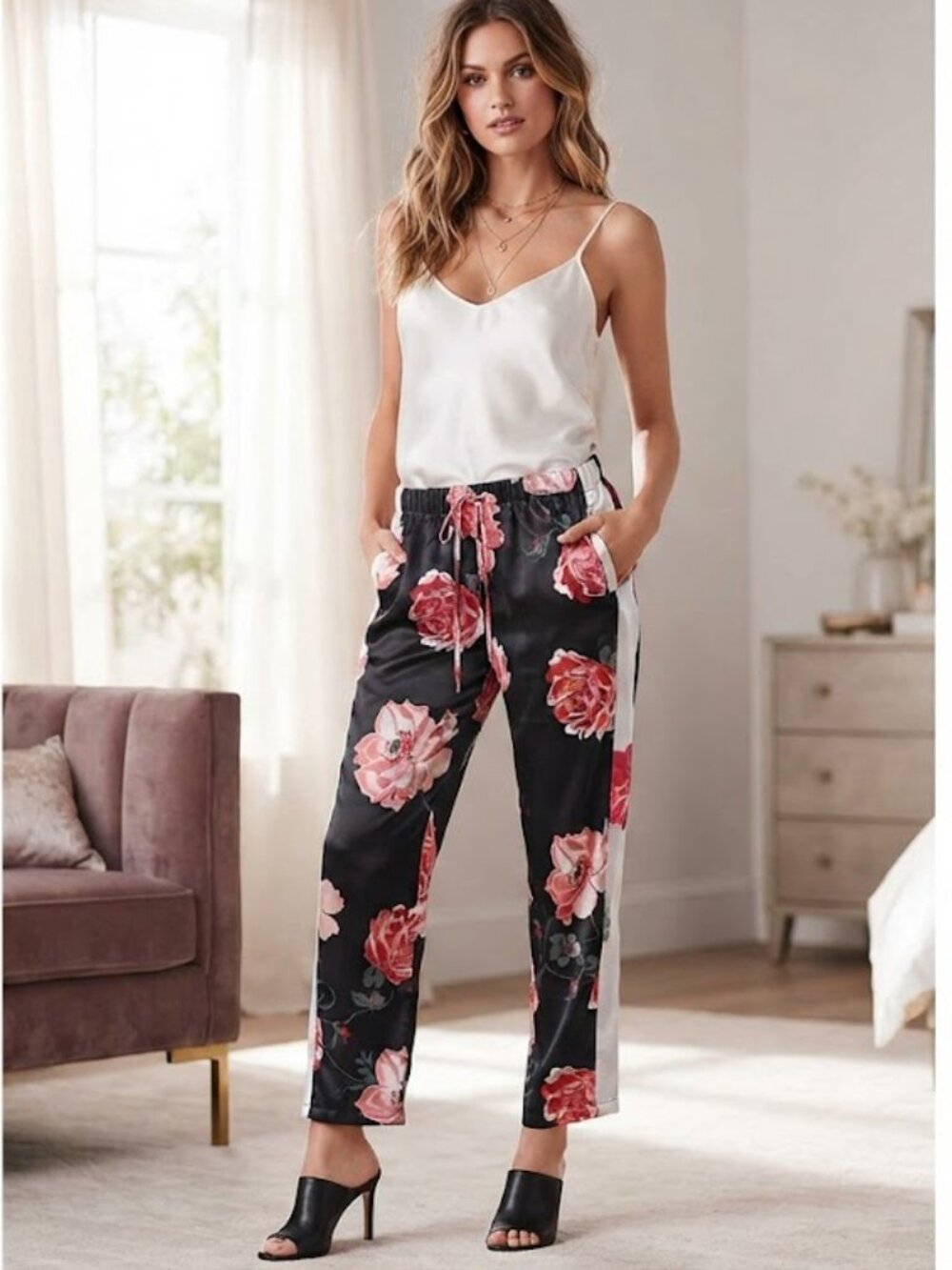 VICTORIA'S SECRET Pocket Satin Pant‎ Pants Small